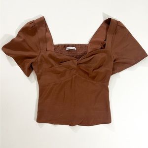 Abercrombie Brown Blouse